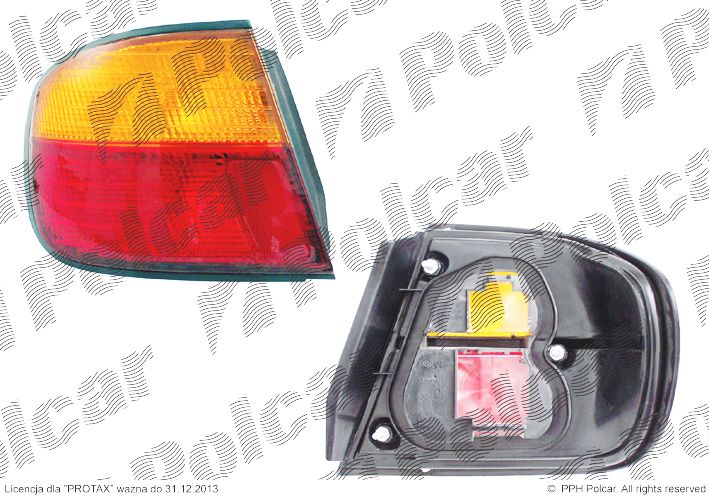 lampa tylna zewnętrzna NISSAN PRIMERA (P11), 07.1996 09.1999