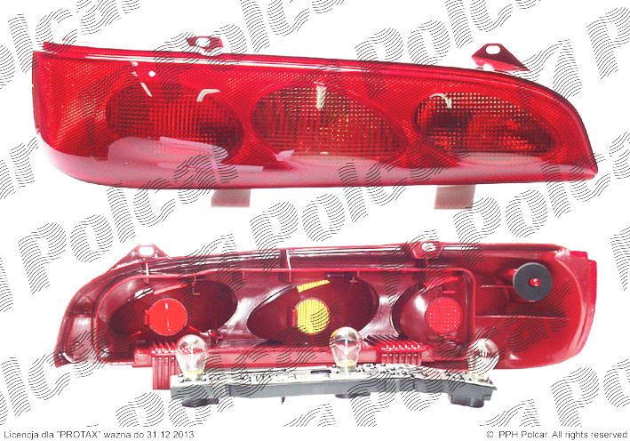 lampa tylna FIAT SEICENTO (187), 02.1998 11.2010