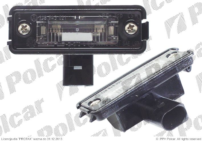 lampa oswietlenia tablicy rej. VOLKSWAGEN GOLF IV (1J